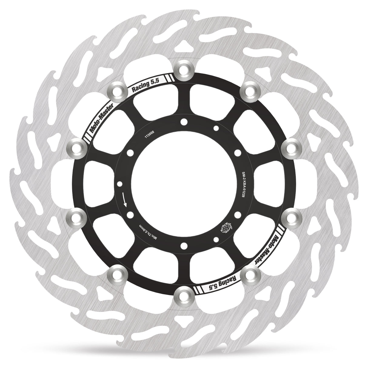 Moto-Master Racing Flame front disc left Honda: CBR 600-1000 RR 113068 - Moto-Master 113068