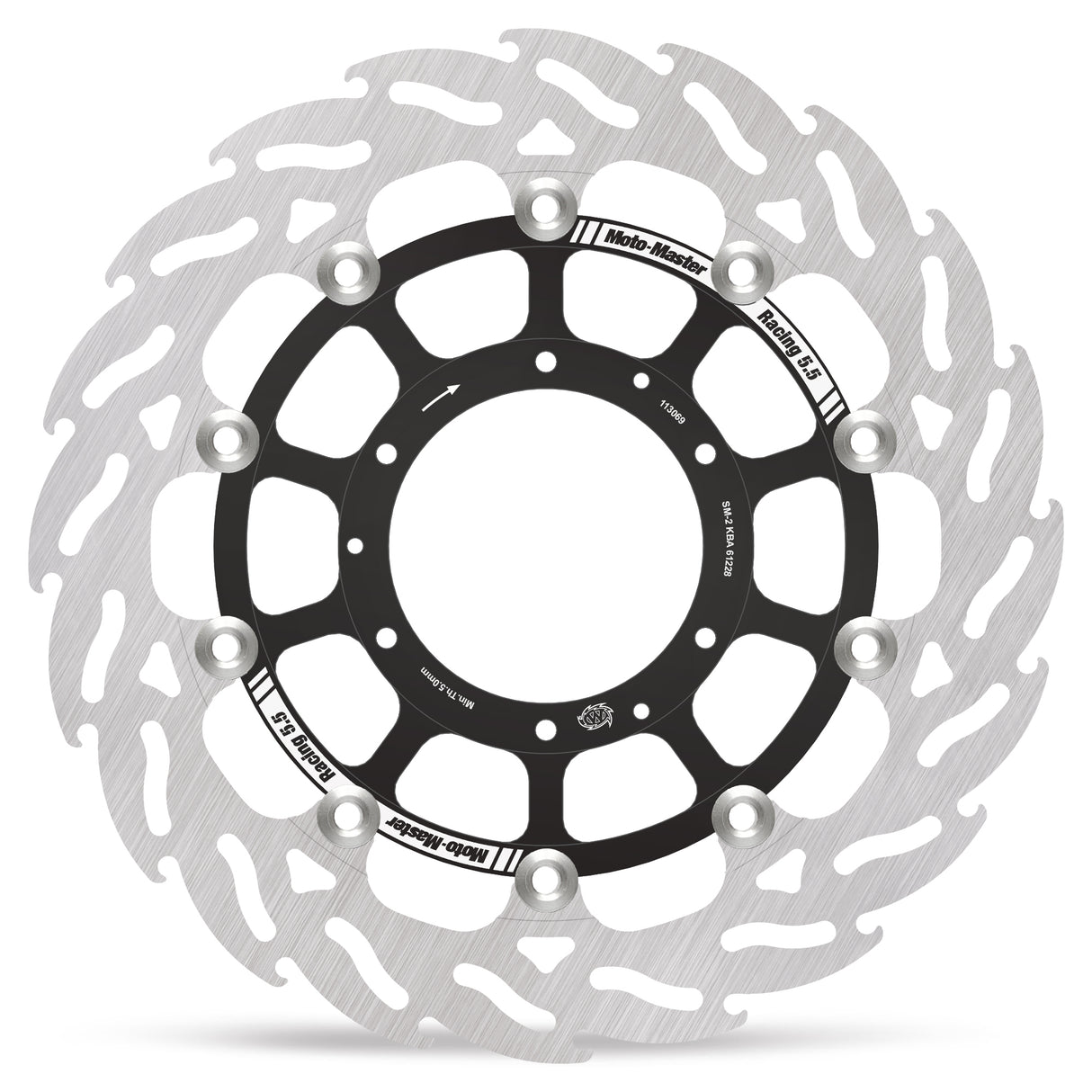 Moto-Master Racing Flame front disc right Honda: CBR 600-1000 RR 113069 - Moto-Master 113069