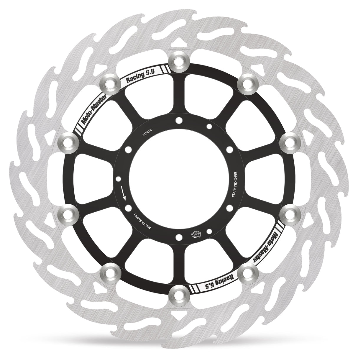Moto-Master Racing Flame front disc left Honda: CBR1000 2008 113070 - Moto-Master 113070