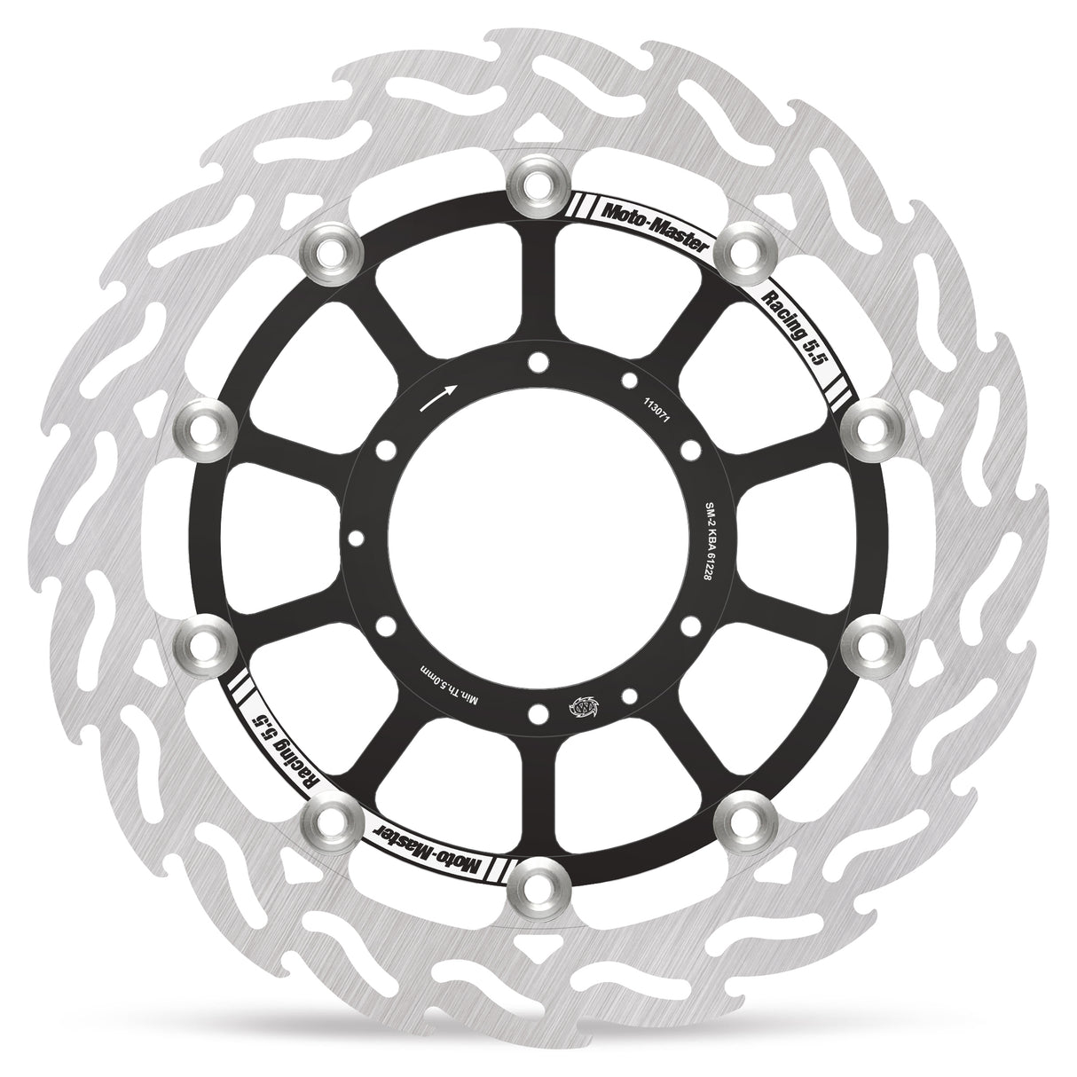 Moto-Master Racing Flame front disc right Honda: CBR1000 2008 113071 - Moto-Master 113071