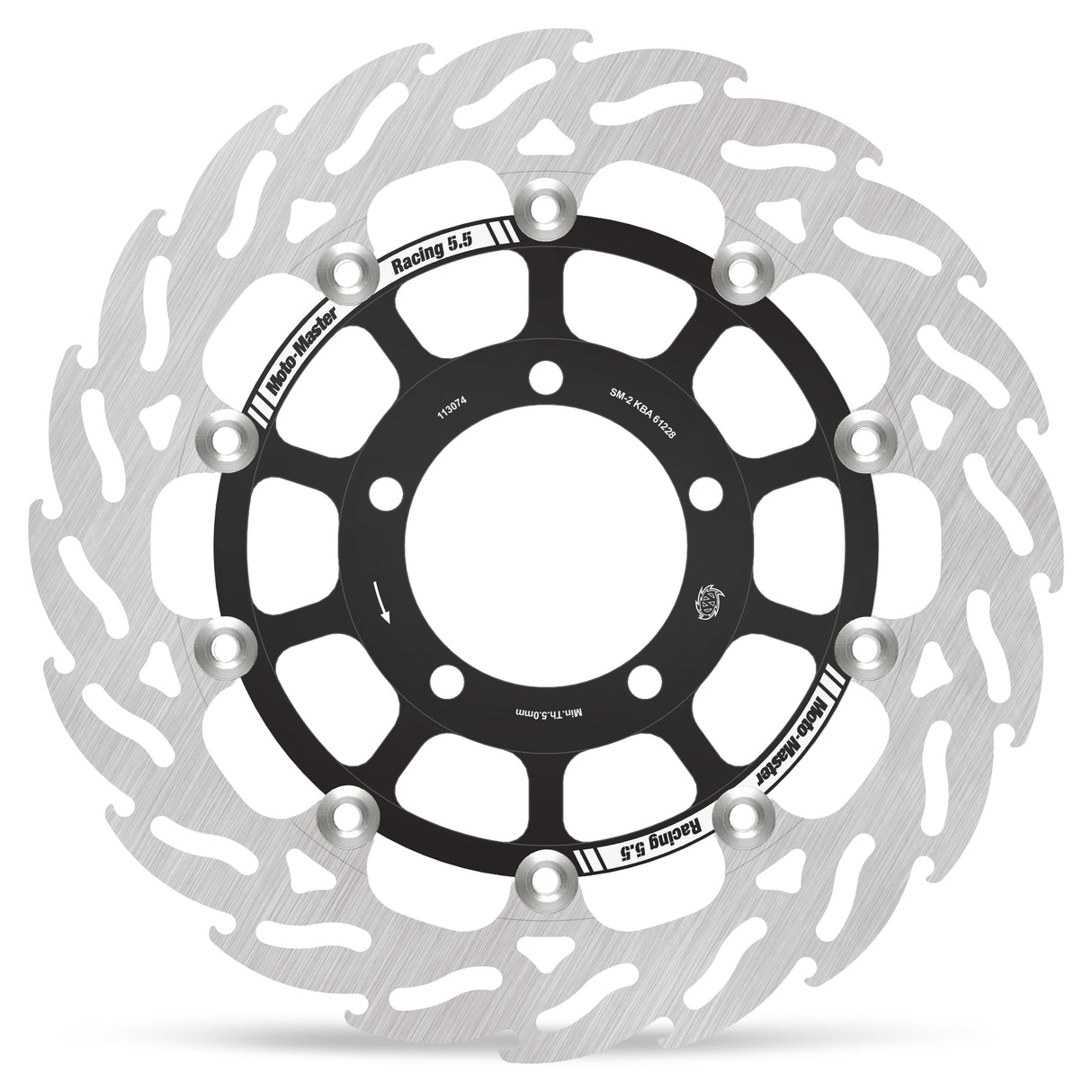 Moto-Master Racing Flame front disc left Triumph: Daytona 675 2007 113074 - Moto-Master 113074