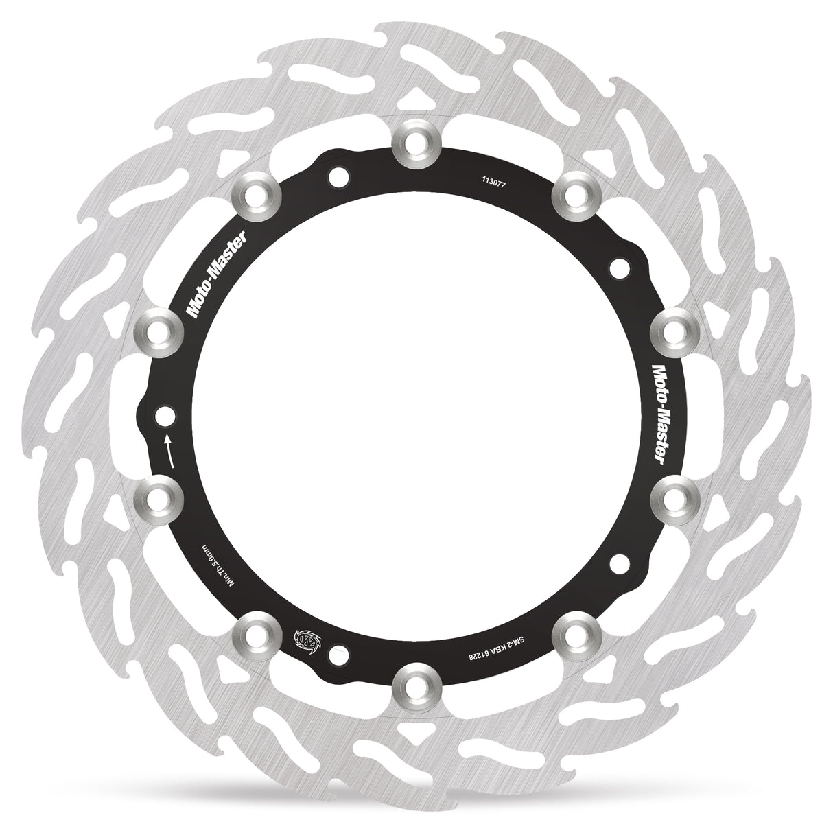 Moto-Master Racing Flame front disc right BMW: S1000RR 113077 - Moto-Master 113077