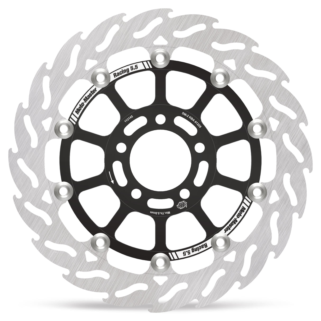 Moto-Master Racing Flame front disc left Kawasaki: ZX, ZR, ZZR, GPZ 113145 - Moto-Master 113145