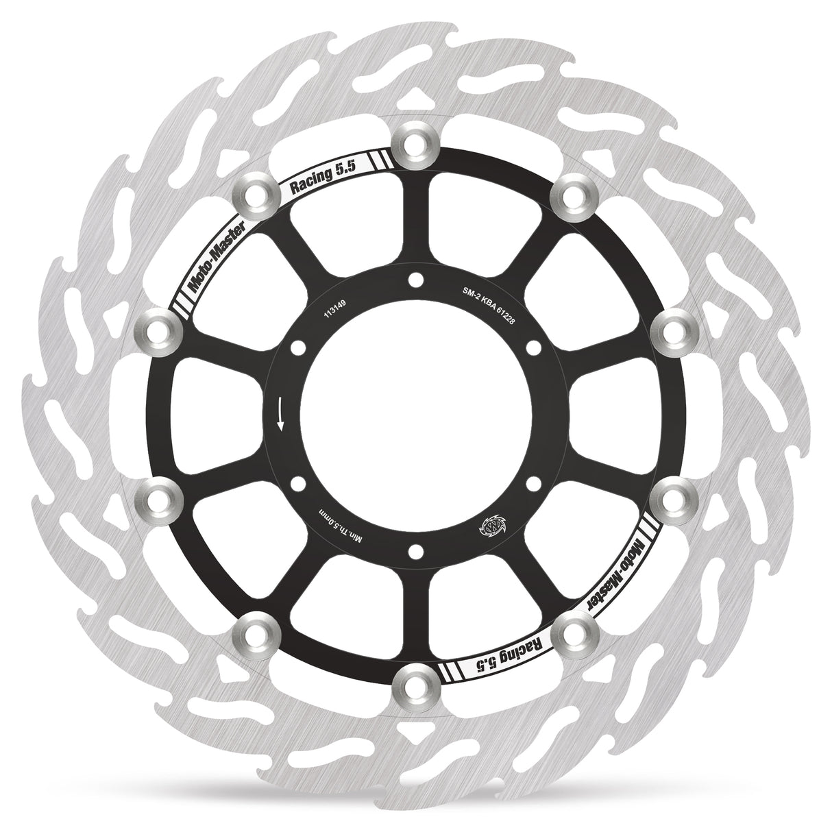 Moto-Master Racing Flame front disc left Honda: VTR 1000 SP1 & SP2 113149 - Moto-Master 113149