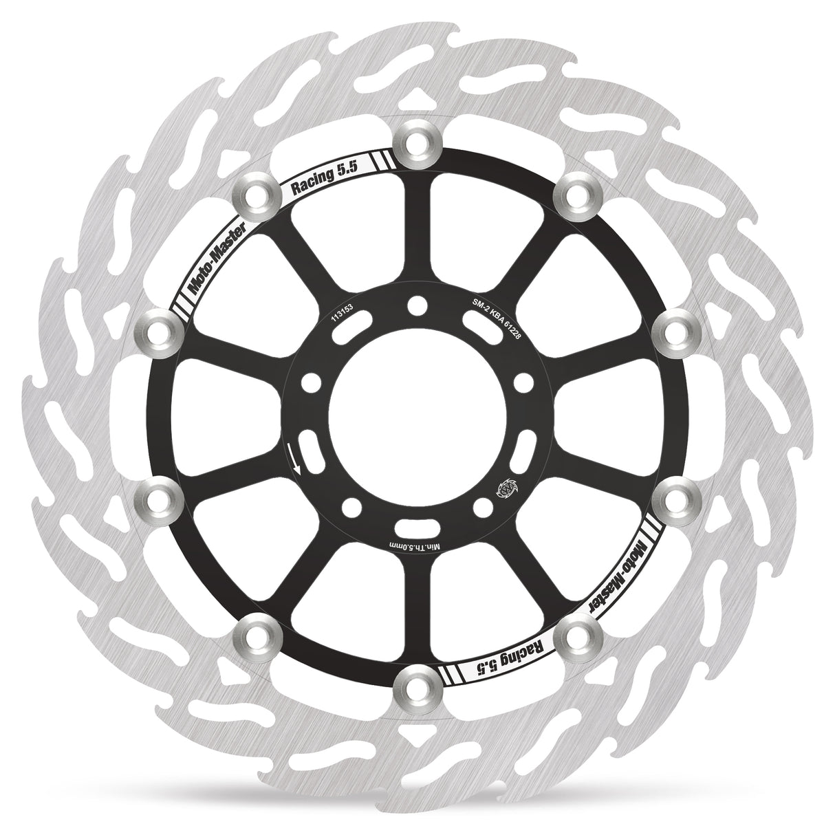 Moto-Master Racing Flame front disc left Ducati: Diavel, Multistrada 113153 - Moto-Master 113153
