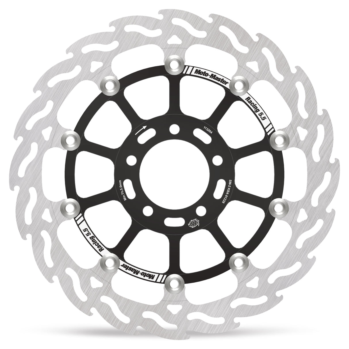 Moto-Master Racing Flame front disc right Kawasaki: ZX-10RR 113204 - Moto-Master 113204