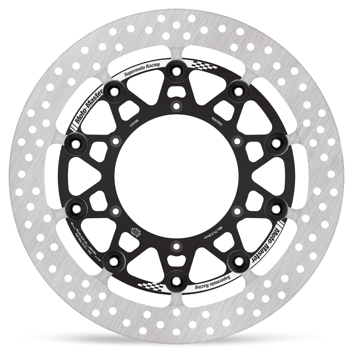 Moto-Master Supermoto Racing front disc Yamaha (T-floater HALO Ø320x5.5x34mm) 116109 - Moto-Master 116109