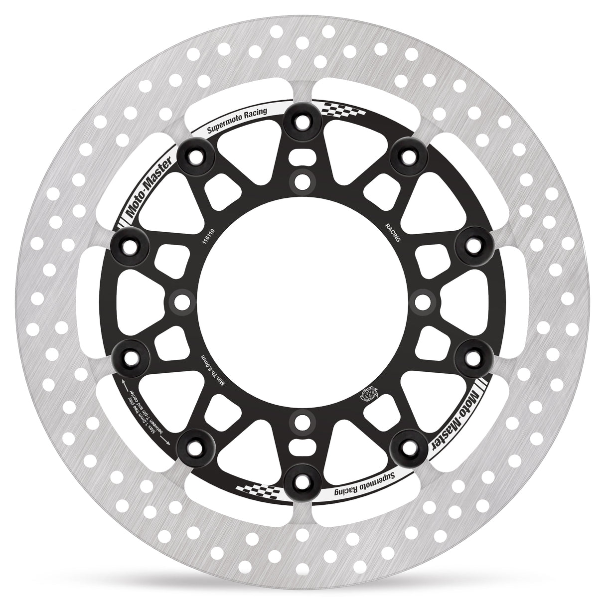 Moto-Master Supermoto Racing front disc Suzuki (T-floater HALO Ø320x5.5x34mm) 116110 - Moto-Master 116110