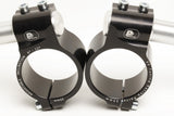 Clip-Ons Handlebars 50mm Type Verstelbaar Zwart Geanodiseerd