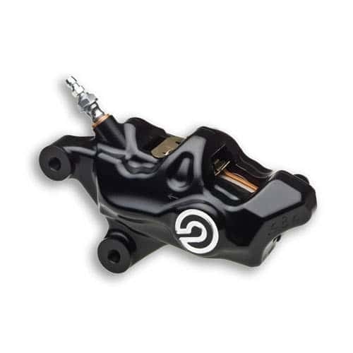 ".484" Custom caliper kit Black coating remachined logo - left