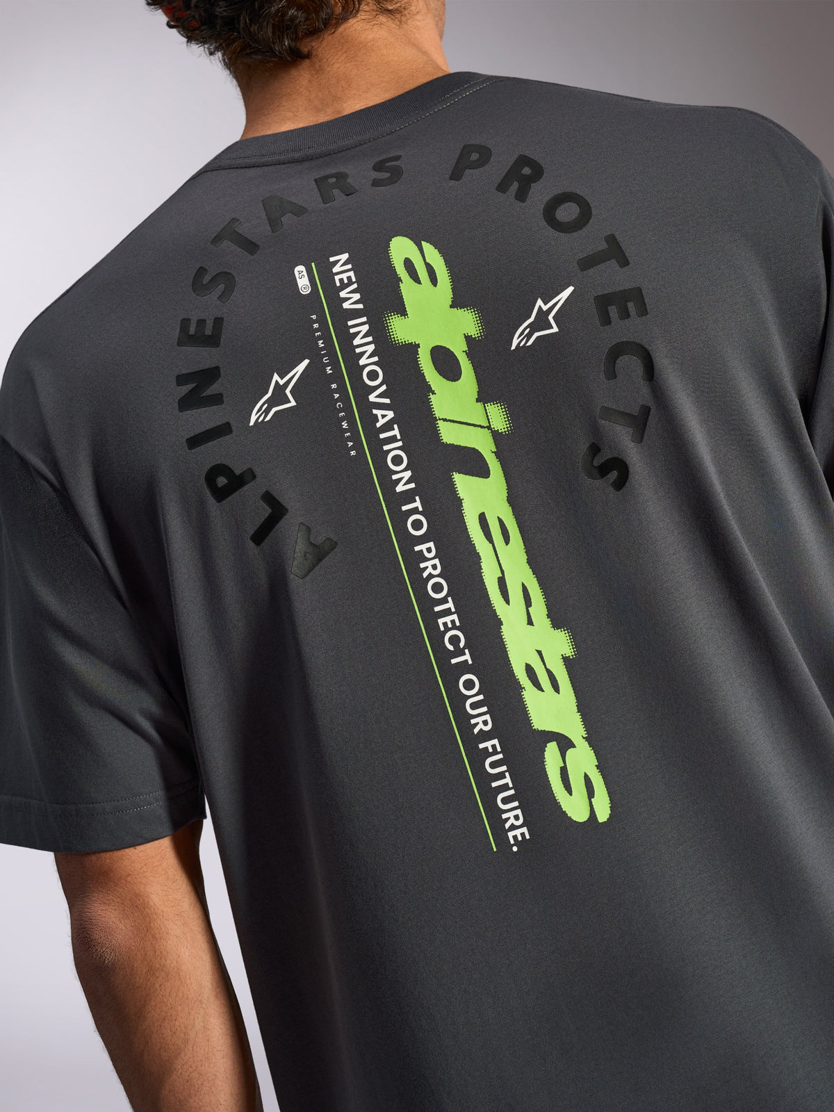 Alpinestars Overhang T-shirt Grijs, detail