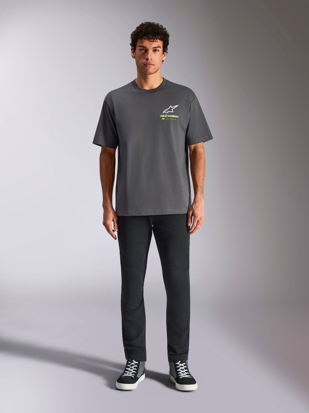 Alpinestars Overhang T-shirt Grijs, vooraanzicht 2
