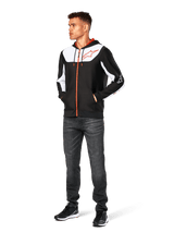 Alpinestars Session v3 Fleece Hoodie Zwart, wit en rood, productfoto 3
