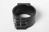 Clip-Ons Handlebars 50mm Type Verhoogd 28mm Verstelbaar Zwart Geanodiseerd