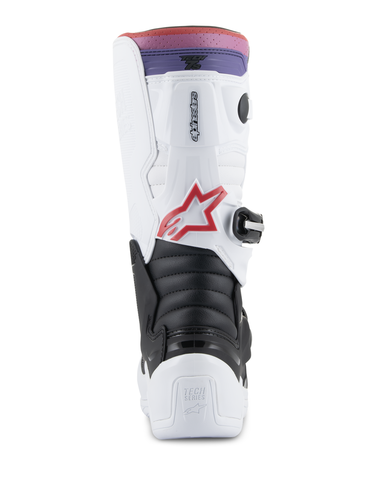 Alpinestars Tech 7s Junior Crosslaarzen Wit en zwart, productfoto 3