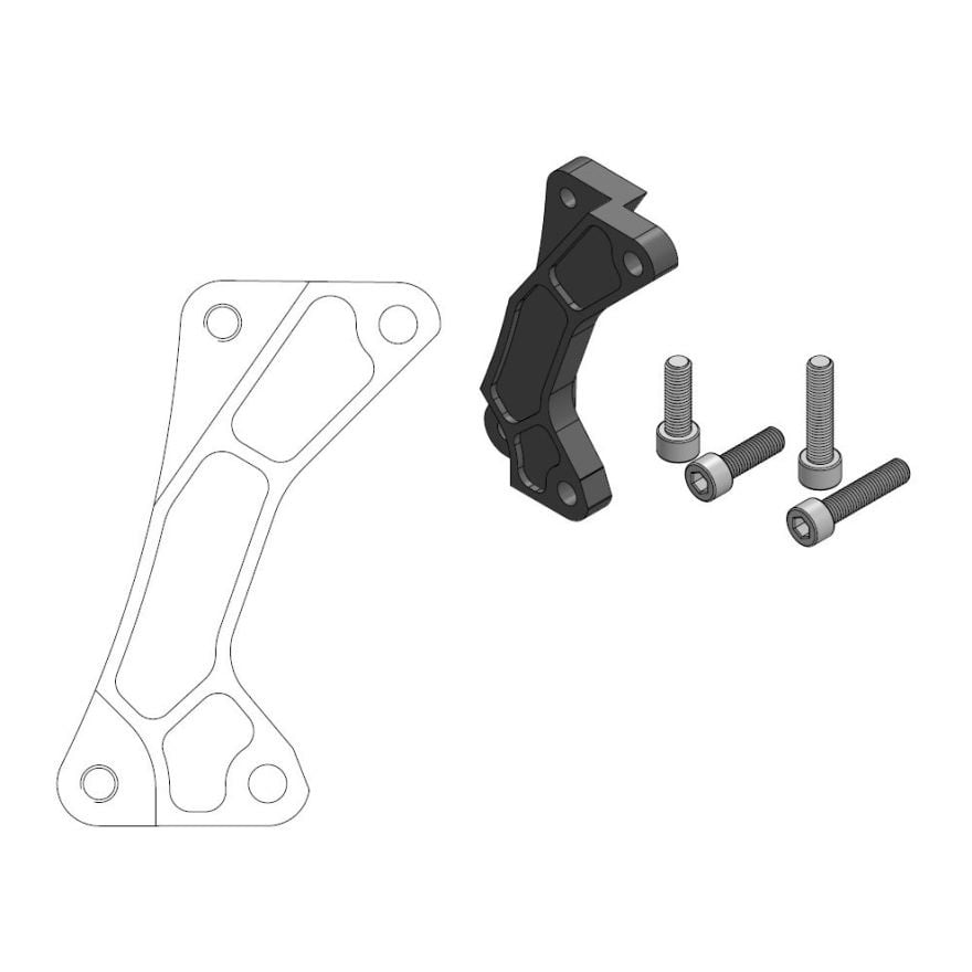 Street 320mm adapter Yamaha YZ 05-07 WR WRF 05-16 211033