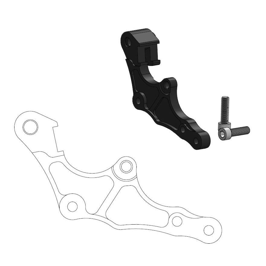 Street 320mm adapter GasGas 21- Husqvarna Braketec caliper 22- 211126