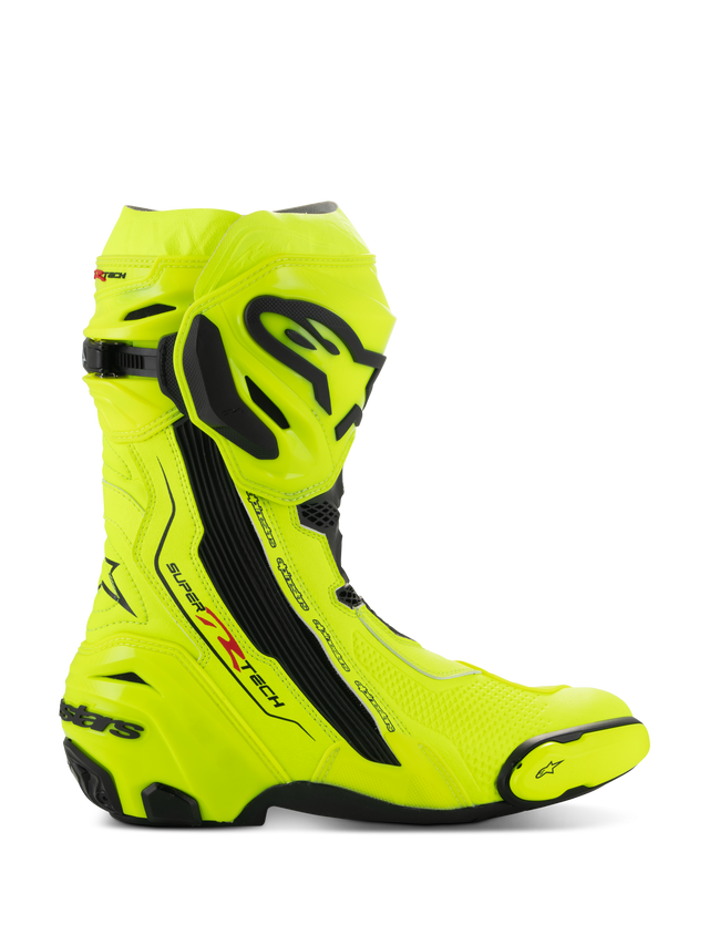 Alpinestars Supertech R Motorlaarzen Fluogeel, productfoto 1