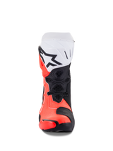 Alpinestars Supertech R Vented v2 Motorlaarzen Zwart, wit en fluorood, productfoto 3