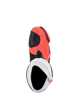 Alpinestars Supertech R Vented v2 Motorlaarzen Zwart, wit en fluorood, productfoto 6