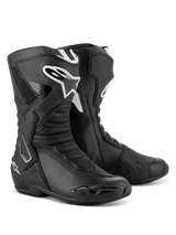 Alpinestars SMX-6 v3 Motorlaarzen Zwart en wit, vooraanzicht