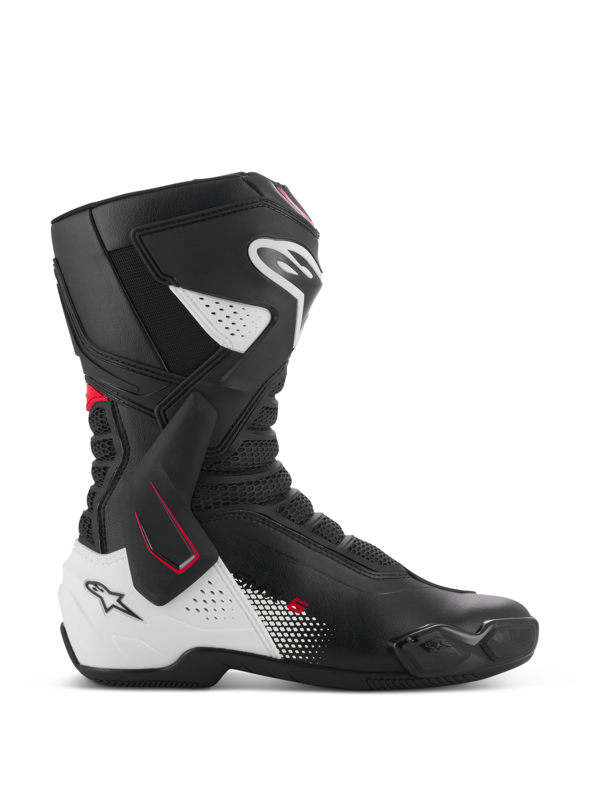 Alpinestars SMX-6 v3 Motorlaarzen Zwart, rood en wit, productfoto 1