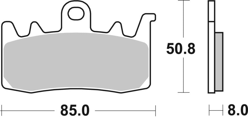 remblokken Dual Sinter 900DS-1