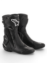Alpinestars SMX Plus v2 Gore-Tex Motorlaarzen Zwart, vooraanzicht