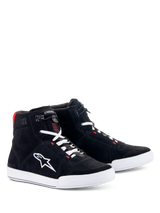 Alpinestars Chrome Motorschoenen Zwart, wit en rood, vooraanzicht