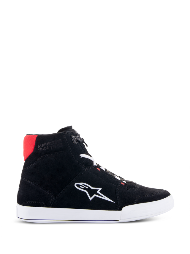 Alpinestars Chrome Motorschoenen Zwart, wit en rood, productfoto 1