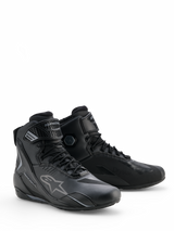 Alpinestars Faster 4 Drystar Motorschoenen Zwart en grijs, vooraanzicht