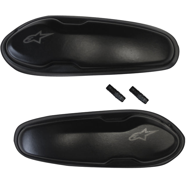 Alpinestars SMX Plus Teenslider Laarsonderdeel Zwart en wit, productfoto 1