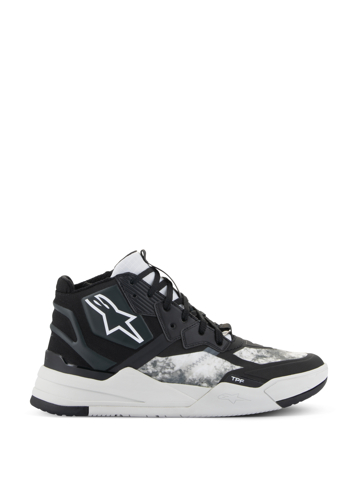Alpinestars Speedflight Motorschoenen Zwart, grijs en wit, productfoto 1