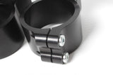 Clip-Ons Handlebars 51mm Type Verhoogd 28mm Zwart Geanodiseerd