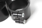 Clip-Ons Handlebars 45mm Type Verhoogd 28mm Zwart Geanodiseerd