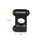 Aluminium 3 Knops Handlebar Switch Stuurschakelaar Zwart