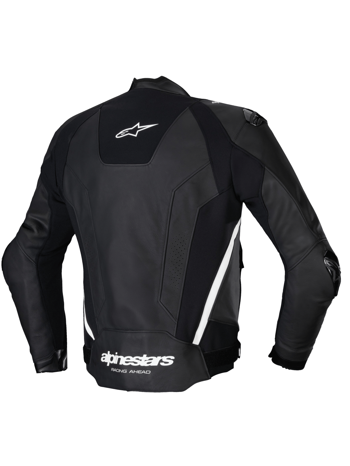 Alpinestars Missile v3 Motorjas Zwart en wit, achteraanzicht