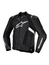 Alpinestars Missile v3 Motorjas Zwart en wit, vooraanzicht