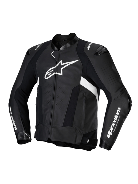 Alpinestars Missile v3 Motorjas Zwart en wit, vooraanzicht