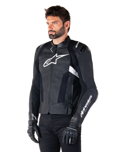 Alpinestars Missile v3 Motorjas Zwart en wit, productfoto 3