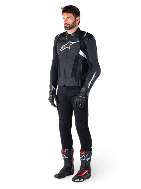 Alpinestars Missile v3 Motorjas Zwart en wit, productfoto 5