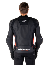Alpinestars Missile v3 Motorjas Zwart, wit en fluorood, productfoto 4