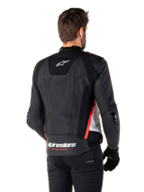 Alpinestars Missile v3 Motorjas Zwart, wit en fluorood, productfoto 2