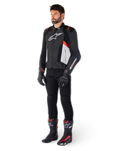 Alpinestars Missile v3 Motorjas Zwart, wit en fluorood, productfoto 5