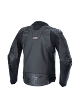 Alpinestars GP Plus R v4 RK Motorjas Zwart, achteraanzicht