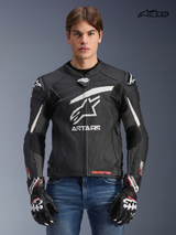 Alpinestars GP Plus R v4 RK Motorjas Zwart en wit, productfoto 1