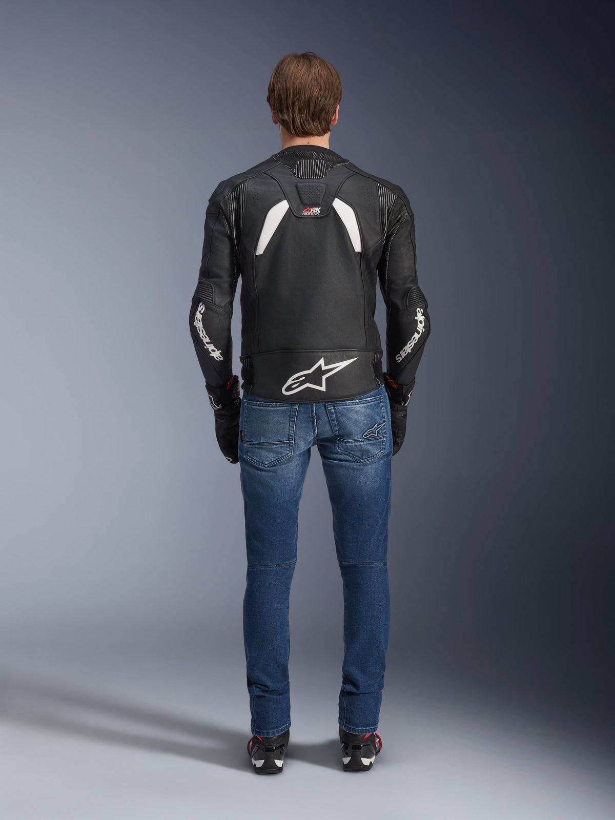 Alpinestars GP Plus R v4 RK Motorjas Zwart en wit, productfoto 3