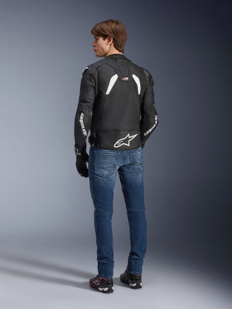 Alpinestars GP Plus R v4 RK Motorjas Zwart en wit, productfoto 4