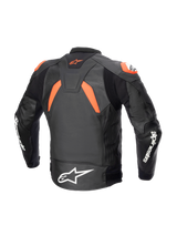 Alpinestars GP Plus R v4 Motorjas Zwart en fluorood, achteraanzicht