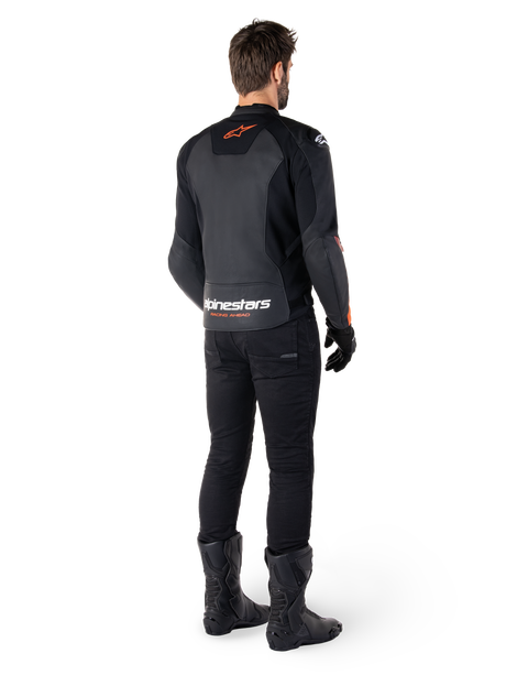Alpinestars Faster v3 Motorjas Zwart en fluorood, productfoto 6